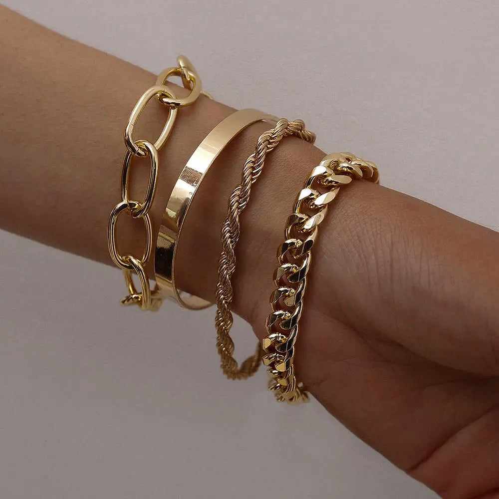 Mixed Twist Chain Necklace