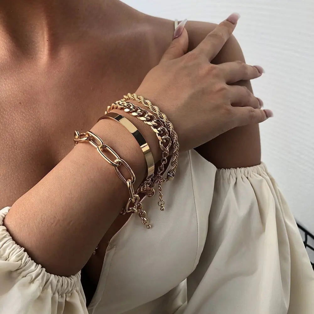 Mixed Twist Chain Necklace