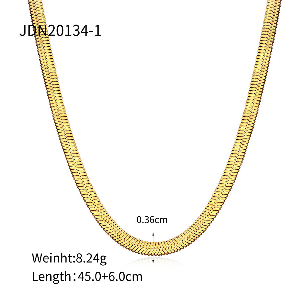 Gold Snake Chain Necklace