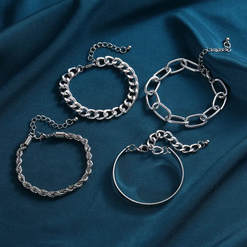 Mixed Twist Chain Necklace