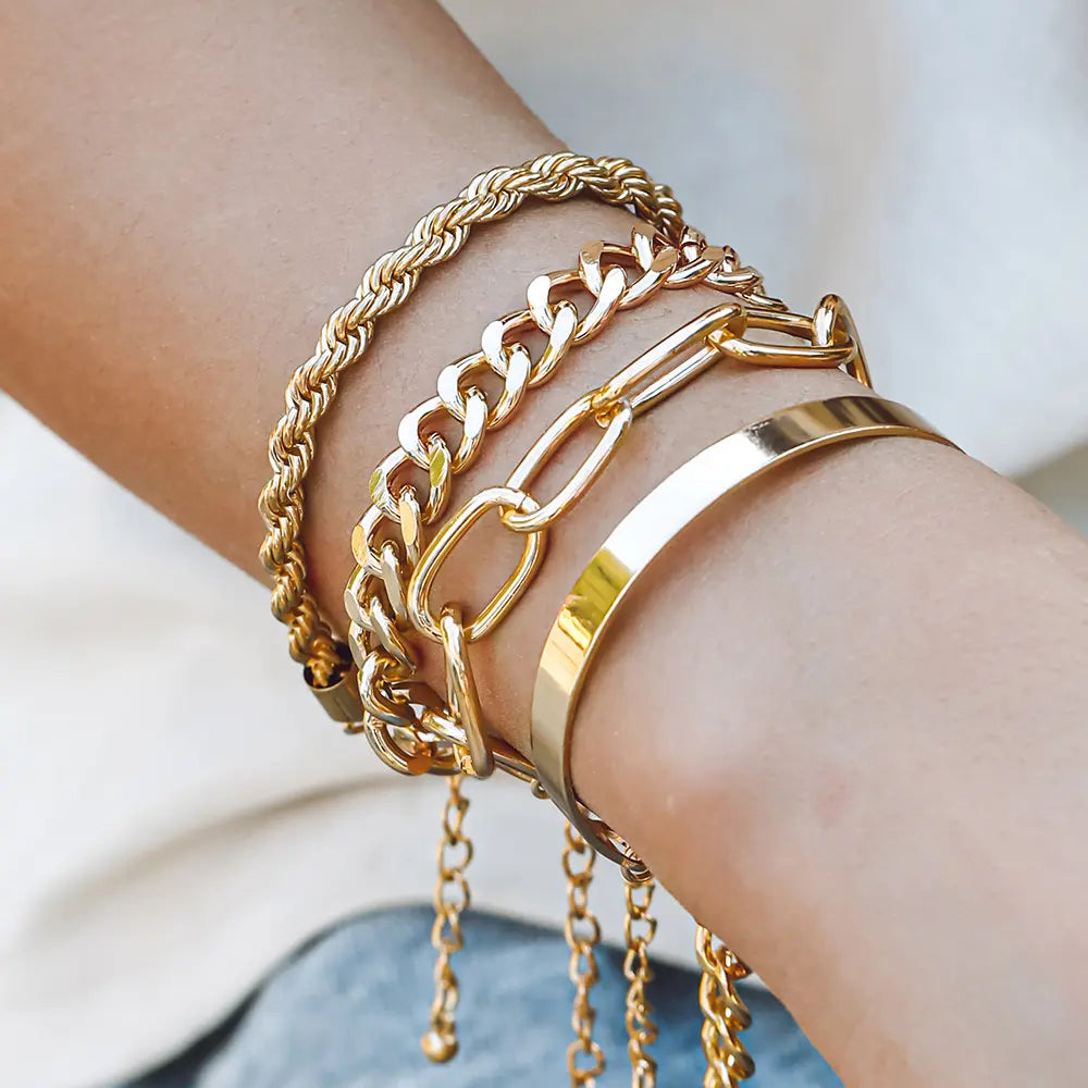 Mixed Twist Chain Necklace