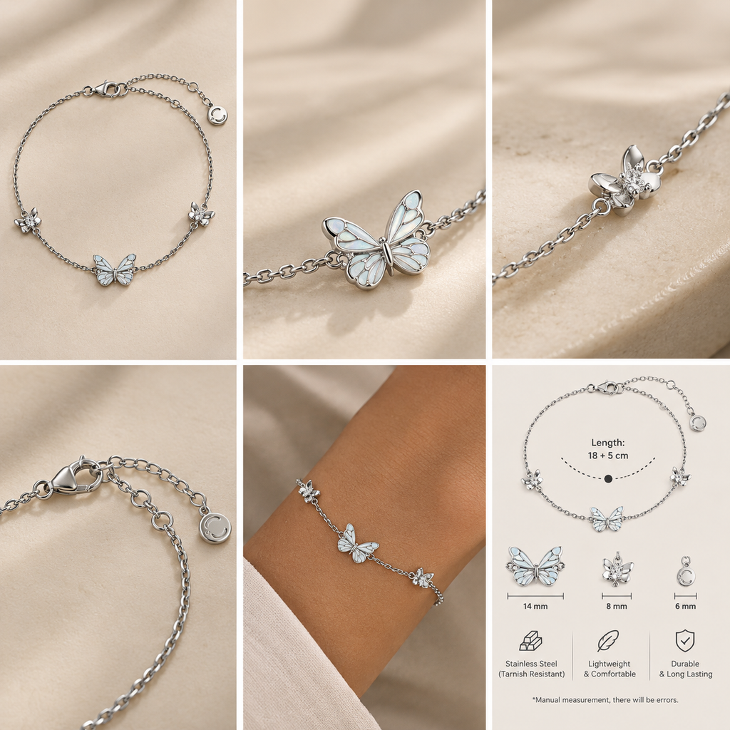 Luminous Butterfly Bracelet or Necklace