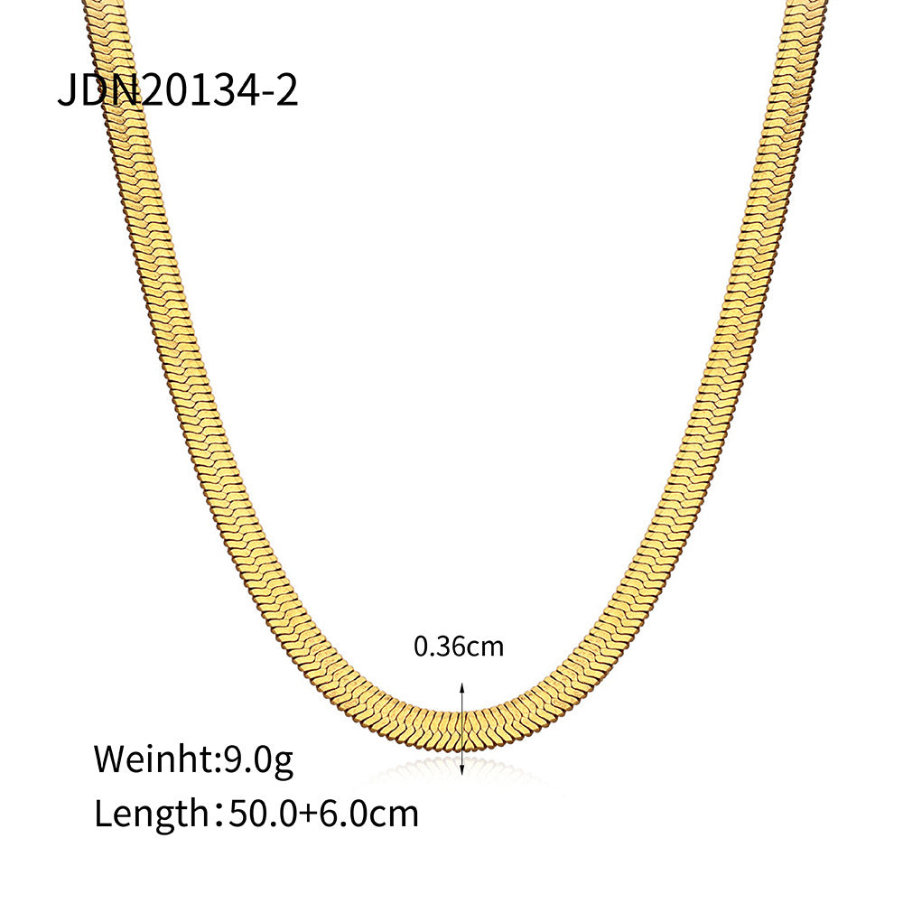Gold Snake Chain Necklace