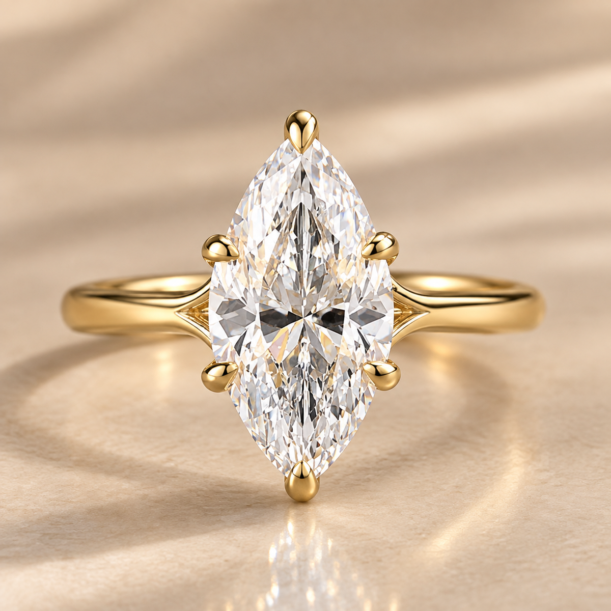 Marquise Geometric Ring