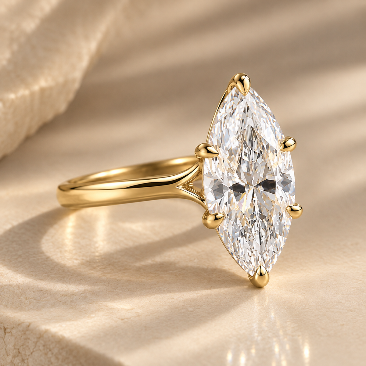 Marquise Geometric Ring