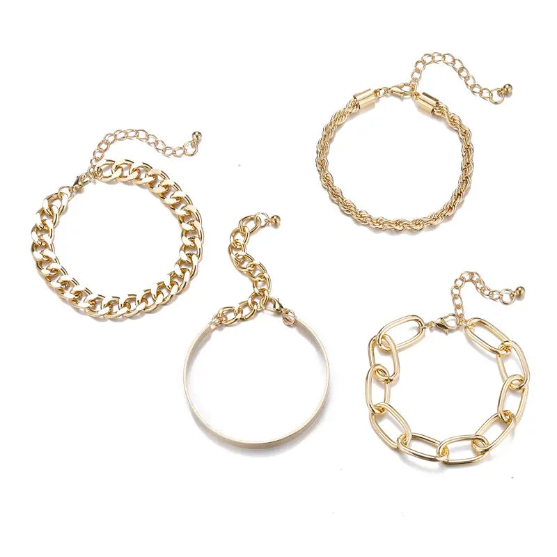 Mixed Twist Chain Necklace
