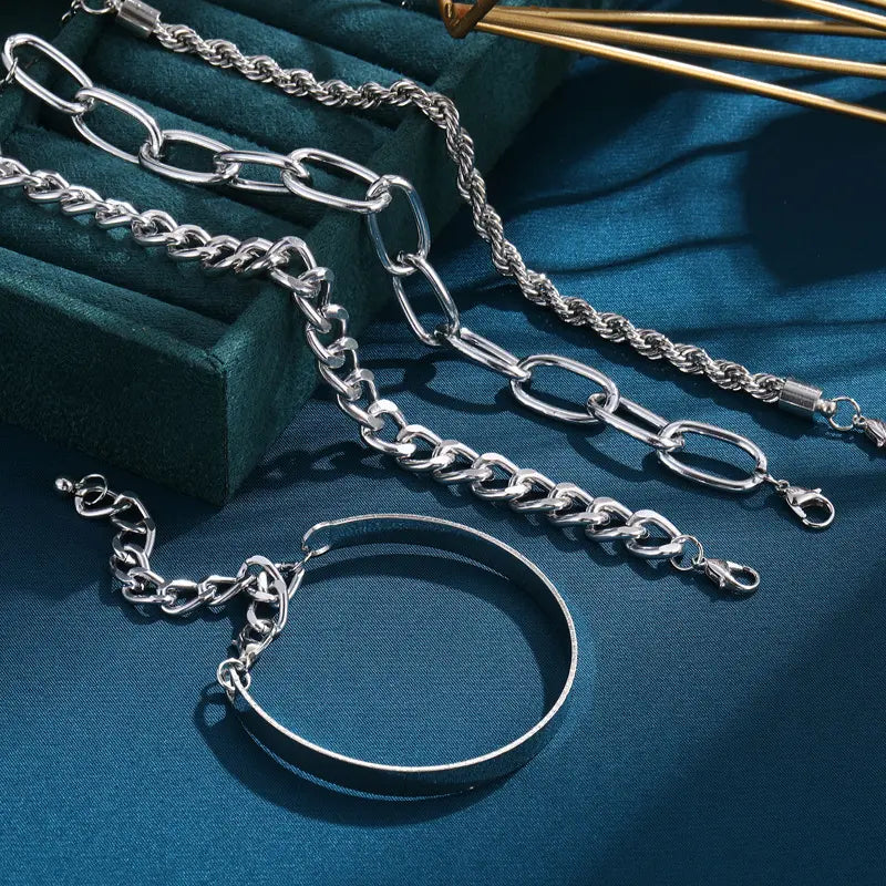 Mixed Twist Chain Necklace