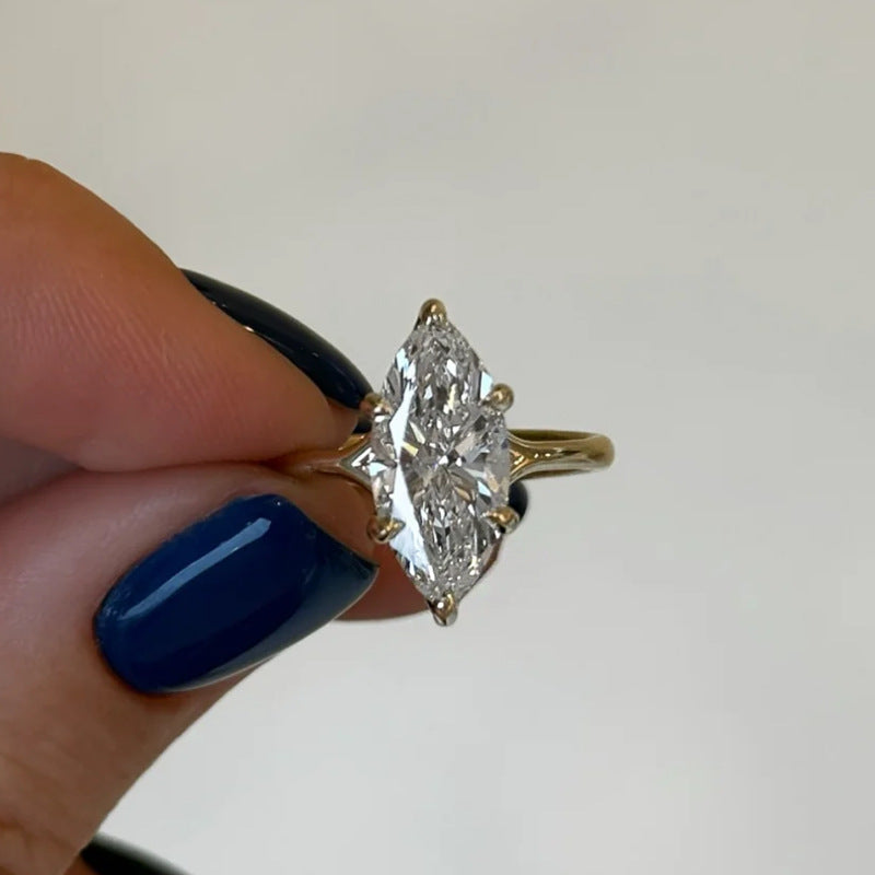 Marquise Geometric Ring
